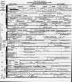 Death Certificate for Carlton Williams Carter, s/o James Hill Carter and Martha Price Williams 