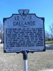 Historical Marker for Callands 