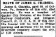 James G Charsha-Death Notice