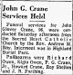 John Glover Crane-Funeral Services