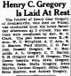 Henry Clay Gregory-Funeral