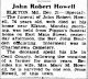 John Robert Howell-Obit