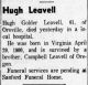 Hugh Golder Leavell-Obit