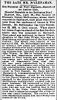 Obit. E.D. McClenahan The Baltimore Sun dated April 29, 1896