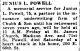 Junius L Powell-Death Notice