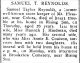 Obit. Cecil Whig 2/11/1911