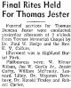 Thomas Duncan Jester Obituary