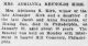 Obit.  2/1/1913..Cecil Whig