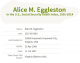 Social Security Death Index-Alice Mae Eggleston (nee Jamison)