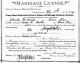 Marriage Record for Mary S. Carter to Charles Hurst