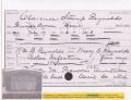 Death Certificate and Headstone