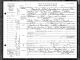 Death Certificate for Andrew Reynolds to Indiana