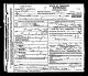 Death Certificate Sallie Ellen Hughes (nee Parrish)