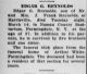 Midland Journal Newspaper, Rising Sun, Maryland
Obit. 3/24/1939