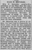 Obit. Philadelphia Inquirer 10/28/1930