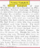 Obit. Cecil Whig 6/19/1915