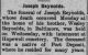 Obit. Cecil Whig 4/9/1909