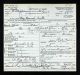 Death Certificate-Mary Hannah Kirk Kimble