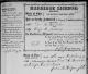 Marriage Record: Levi H. Burbaker to Eliza E. Andrews
