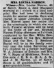 Obit. News and Observer North Carolina 11/11/1949