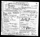 Death Certificate-wife Lucy Morehead