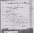 Death Certificate for Maud Charshee