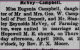 Marriage Announcement Midland Journal 4/21/1905