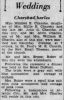 Marriage Announcement-Charsha-Charles-News Journal 10/12/1944