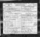 Death Certificate of husband Wiley Moore