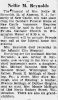 Obit. News Journal 5/23/1952