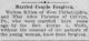 Newspaper Article Morning News 5/30/1911