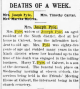 Obit. Cecil Whig 7/6/1896