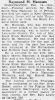 Obit. Morning News 2/14/1950