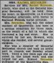 Obit. Midland Journal 7/1/1927