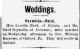 Marriage announcement Cecil Whig 3/30/1901