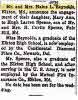 Engagement Announcement
Cecil Whig Newspaper