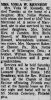 Obit. Courier Post 5/8/1957 Wednesday