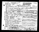 Death Certificate for son Will King Reynolds