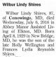 Obit. Cecil Whig 7/8/2016