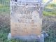 Headstone Mary Jane Wells
