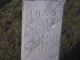 Headstone
Lila O. Oakes
b 8 Spe 1882
d 17 Mar 1901