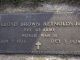Headstone for Lloyd Brown Reynolds - Adkins-Oakes Cemetery, Henry Co., Virginia