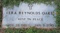 Headstone of Vera Reynolds