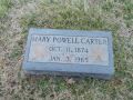 Headstone Mary Powell