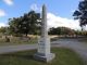 Crew Cemetery, Crew, Halifax Co., Virginia Entrance Monument-Sarah Frances Powell and Addison Lafayette Edwards