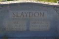 Ned Slaydon and Minnie Boon Gregory Headstone