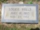 Louise Kendrick Wells-Headstone