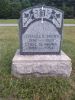 Brown headstone (Principio Cemetery, Cecil County, Maryland)