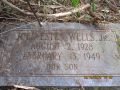 Headstone Joel Estes Wells