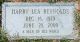 Headstone of Harry Lea Reynolds